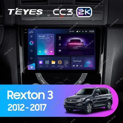 Штатная магнитола Teyes CC3 2K 4/64 SsangYong Rexton Y290 3 (2012-2017)