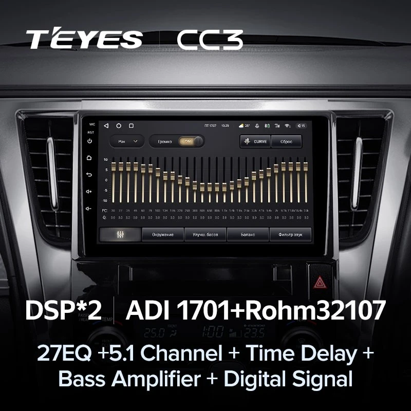 Штатная магнитола Teyes CC3 4/32 Toyota Alphard H30 (2015-2020)