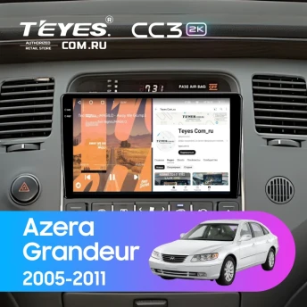 Штатная магнитола Teyes CC3 2K 6/128 Hyundai Grandeur (2005-2011)
