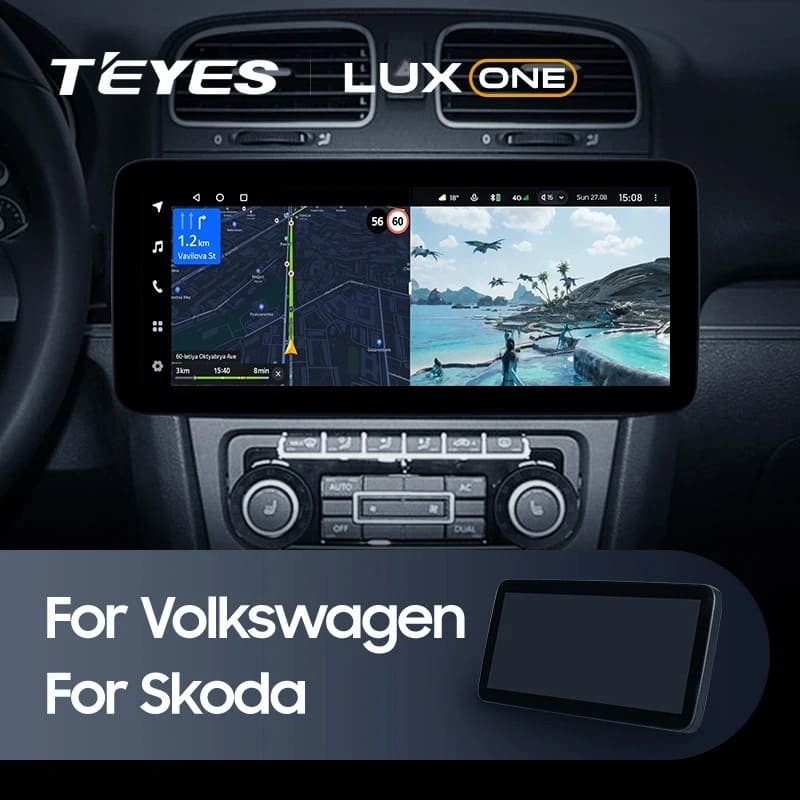 Штатная магнитола Teyes LUX ONE 360 6/128 Volkswagen Sharan (2010-2015)