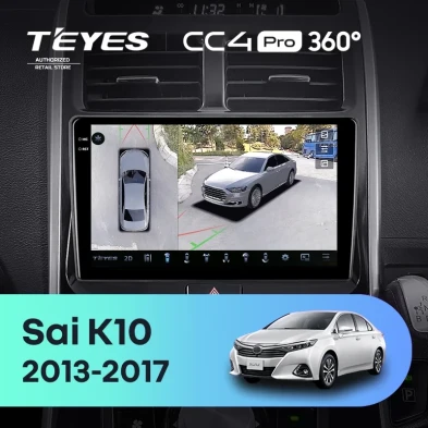 Штатная магнитола Teyes CC4 Pro 360 8/128 Toyota Sai K10 (2013-2017)