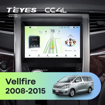 Штатная магнитола Teyes CC4L 6/64 Toyota Vellfire (2008-2015)