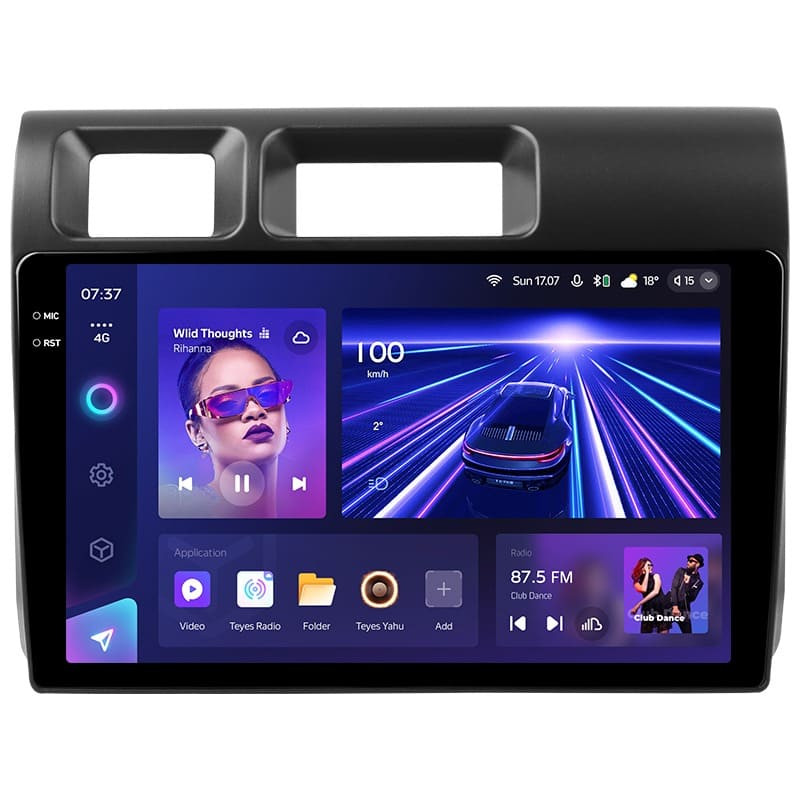 Переходная рамка Toyota Land Cruiser 8 J70 70 (2023-2024) (9")