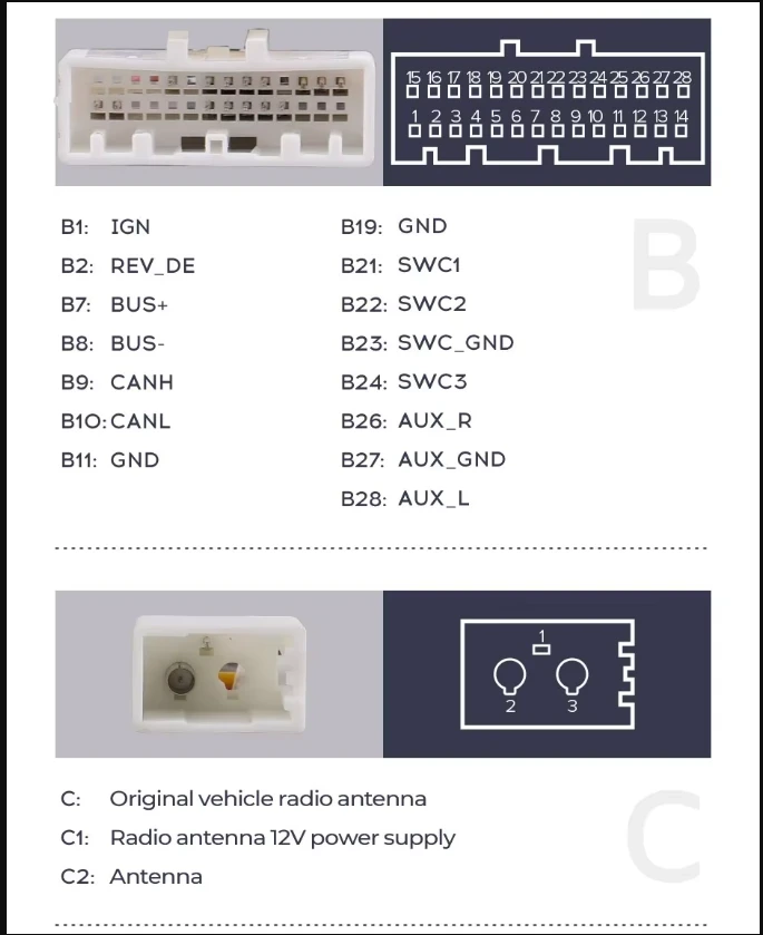 Проводка питания TEYES для Toyota + Canbus для подключения Android ГУ