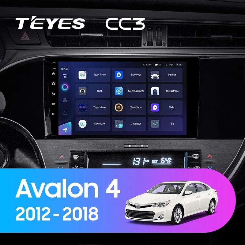 Штатная магнитола Teyes CC3 4/32 Toyota Avalon IV XX40 (2012-2018)