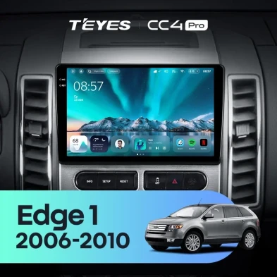 Штатная магнитола Teyes CC4 Pro 8/128 Ford Edge 1 U387 (2006-2010)