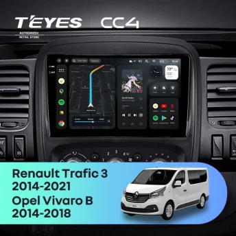 Штатная магнитола Teyes CC4 6/64 Renault Trafic 3 (2014-2021)