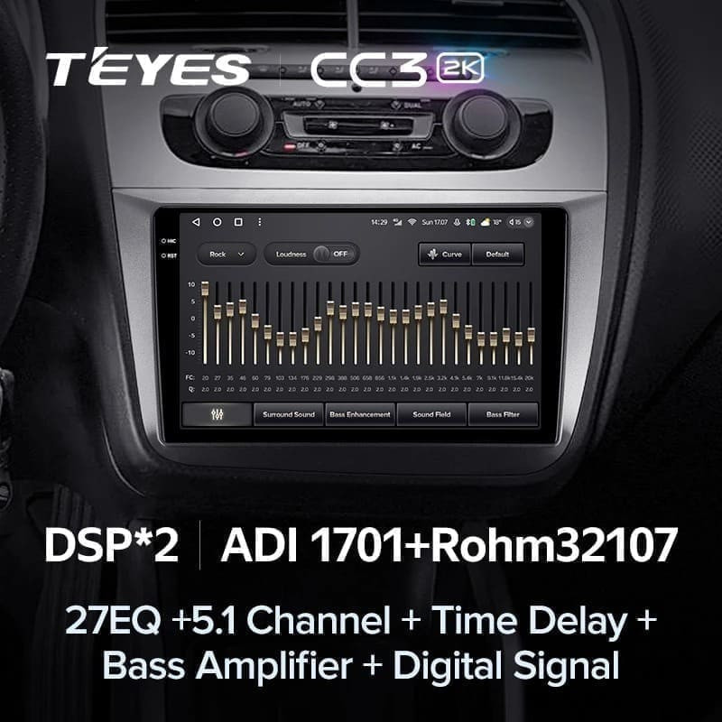 Штатная магнитола Teyes CC3 2K 4/32 Volkswagen EOS (2006-2015)