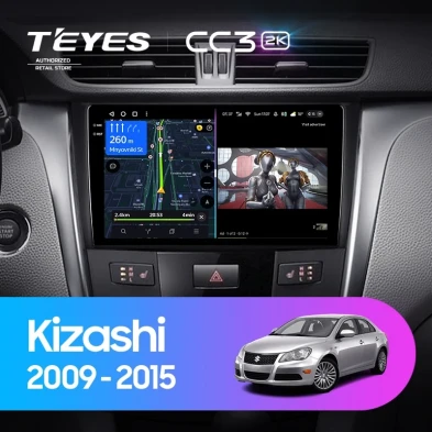 Штатная магнитола Teyes CC3 2K 4/64 Suzuki Kizashi (2009-2015)