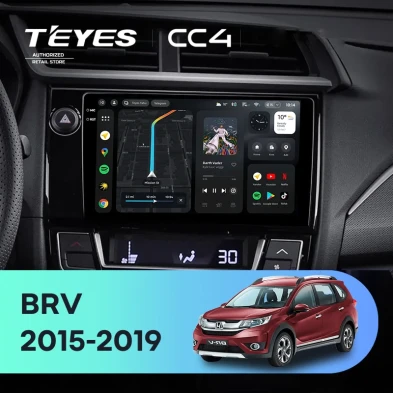 Штатная магнитола Teyes CC4 8/128 Honda BRV (2015-2019)