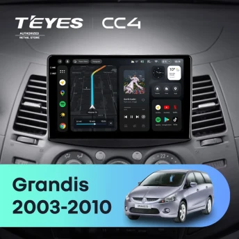 Штатная магнитола Teyes CC4 8/128 Mitsubishi Grandis 1 (2003-2010) F1