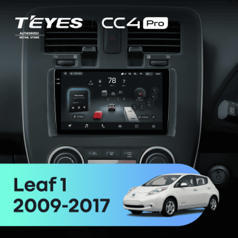 Штатная магнитола Teyes CC4 Pro 12/256 Nissan Leaf 1 (2009-2017)
