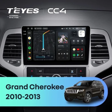 Штатная магнитола Teyes CC4 8/128 Jeep Grand Cherokee WK2 (2010-2013)