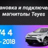 Штатная магнитола Teyes CC3 2K 4/64 Toyota RAV4 4 XA40 5 XA50 (2012-2018) Правый руль