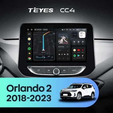 Штатная магнитола Teyes CC4 8/128 Chevrolet Orlando 2 (2018-2023)