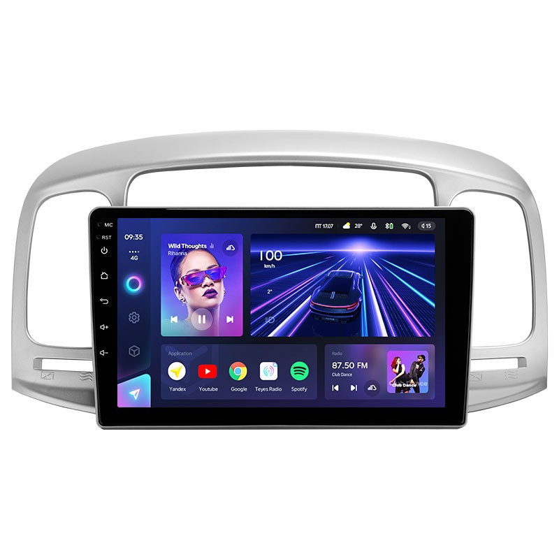 Штатная магнитола Teyes CC3 6/128 Hyundai Accent 3 (2006-2011)