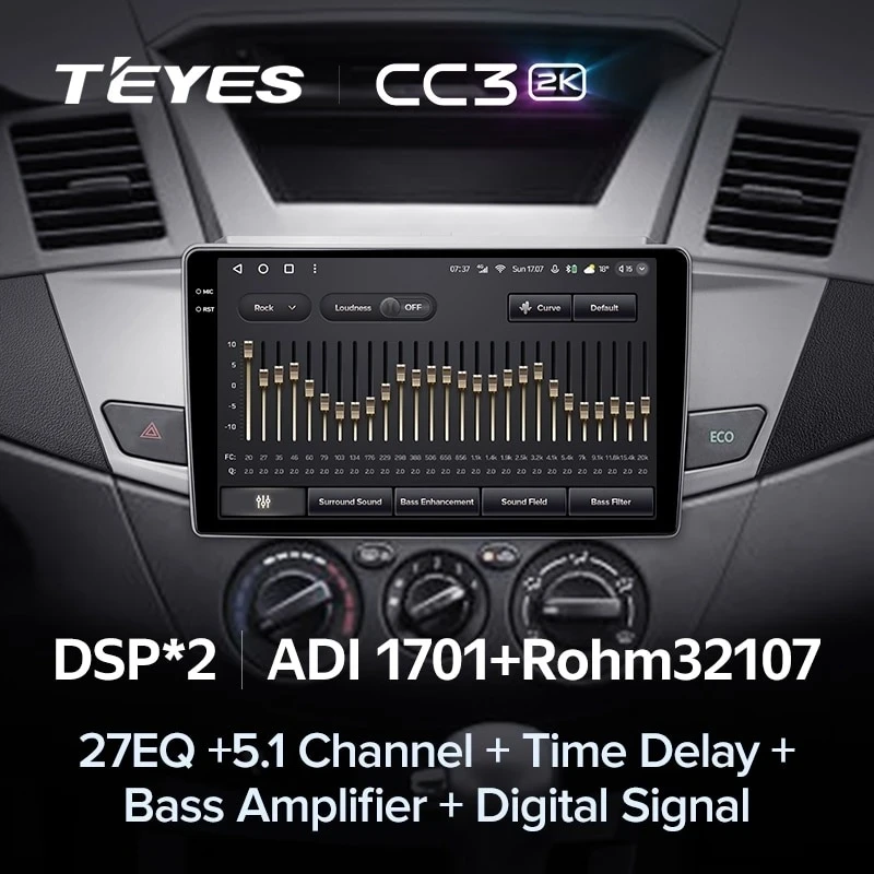 Штатная магнитола Teyes CC3 2K 4/32 Mitsubishi Zinger 2015+